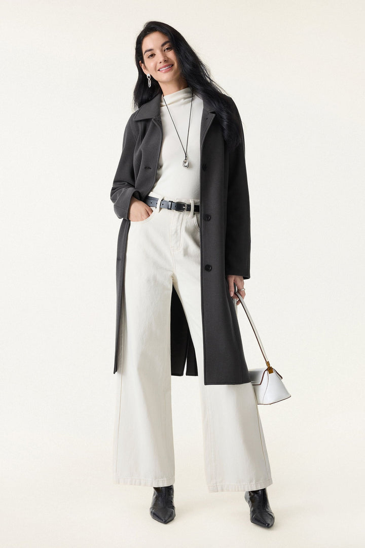Button-up coat