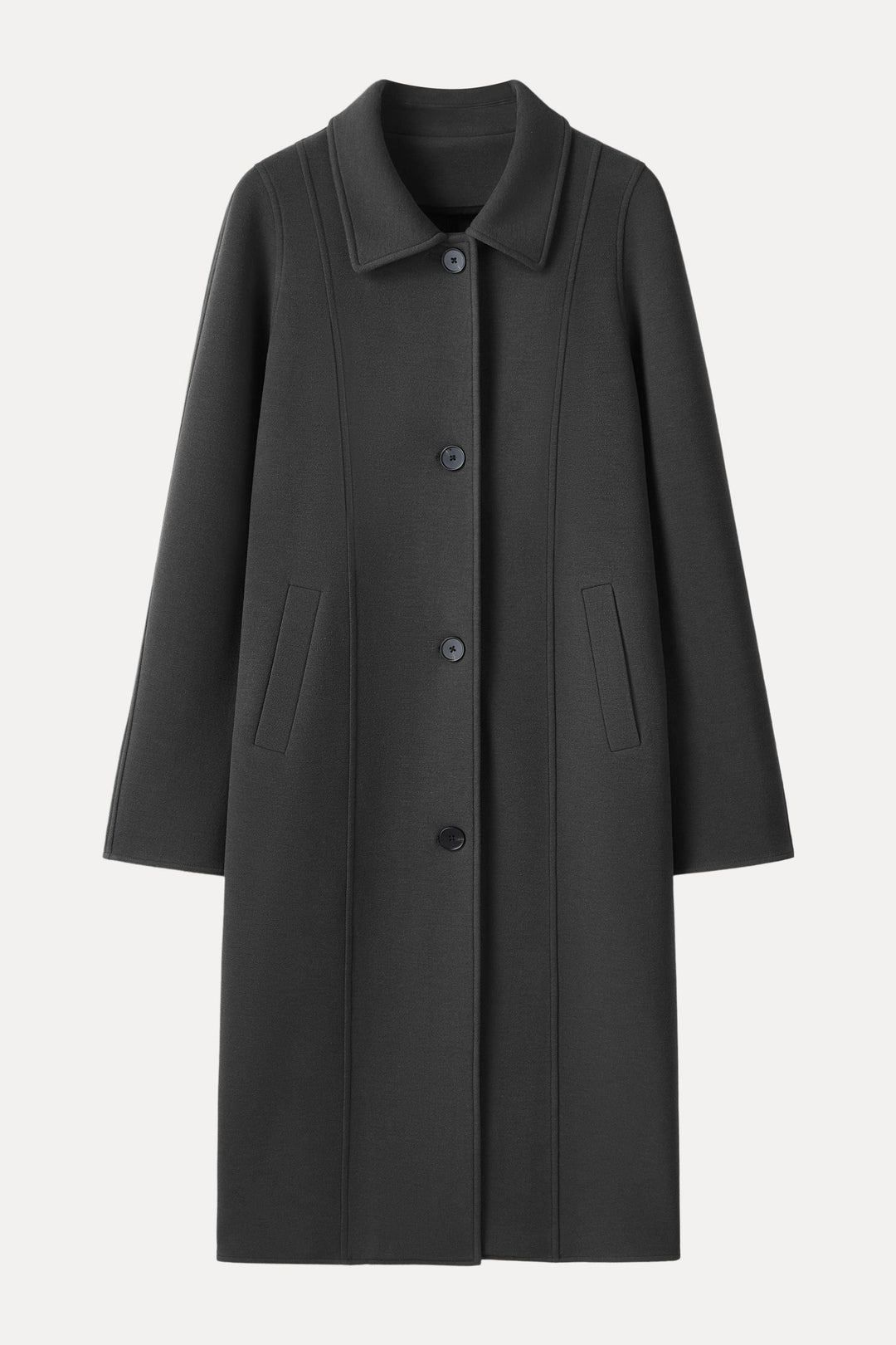 Button-up coat