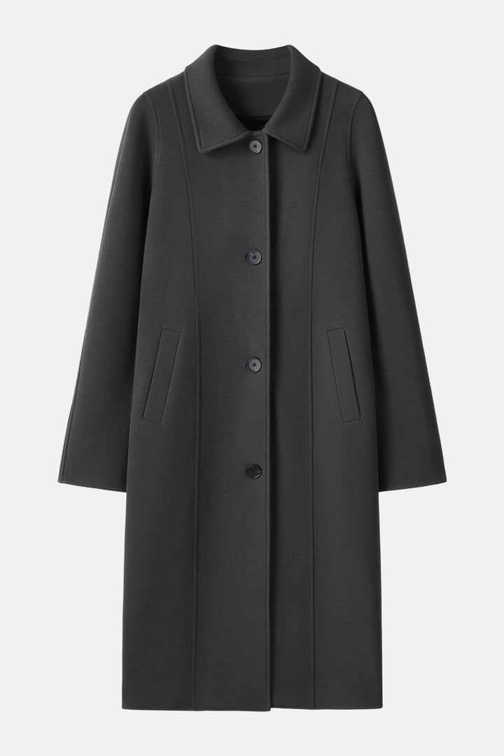 Button-up coat