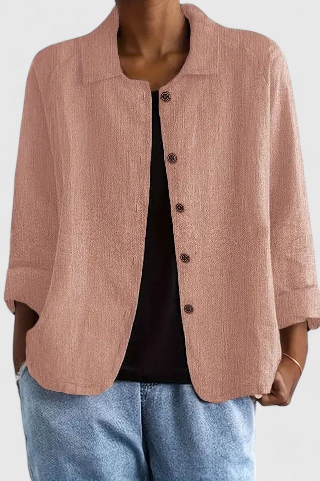 Casual Button-Up Blouse