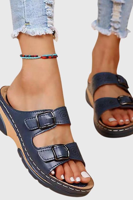 Diora™ | Leather Orthopedic Sandals