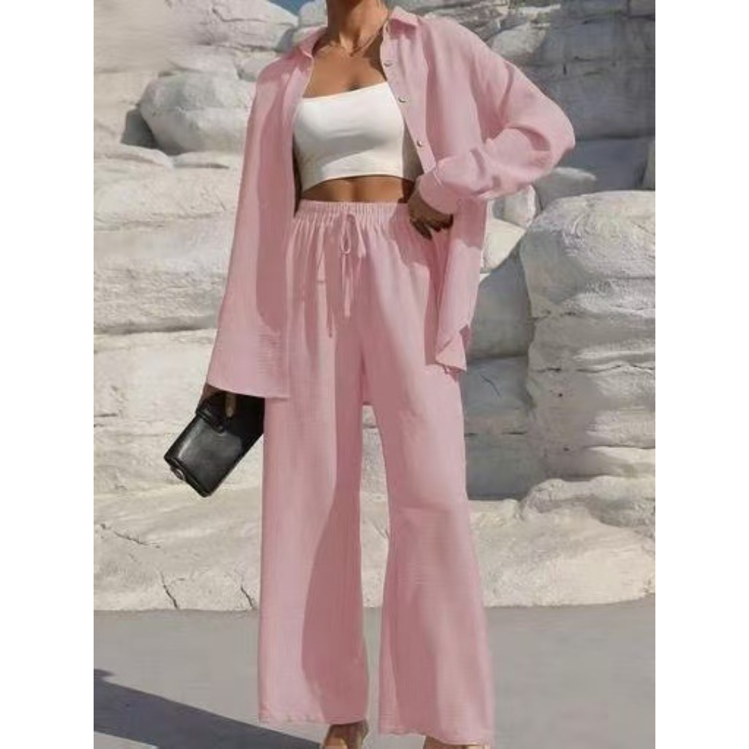 Vanora | Long-Sleeve Blouse & Trouser Co-ord