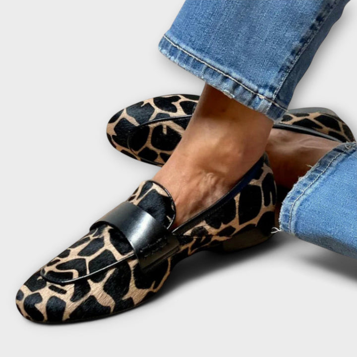 Léonie™ Loafers | Leopard Print