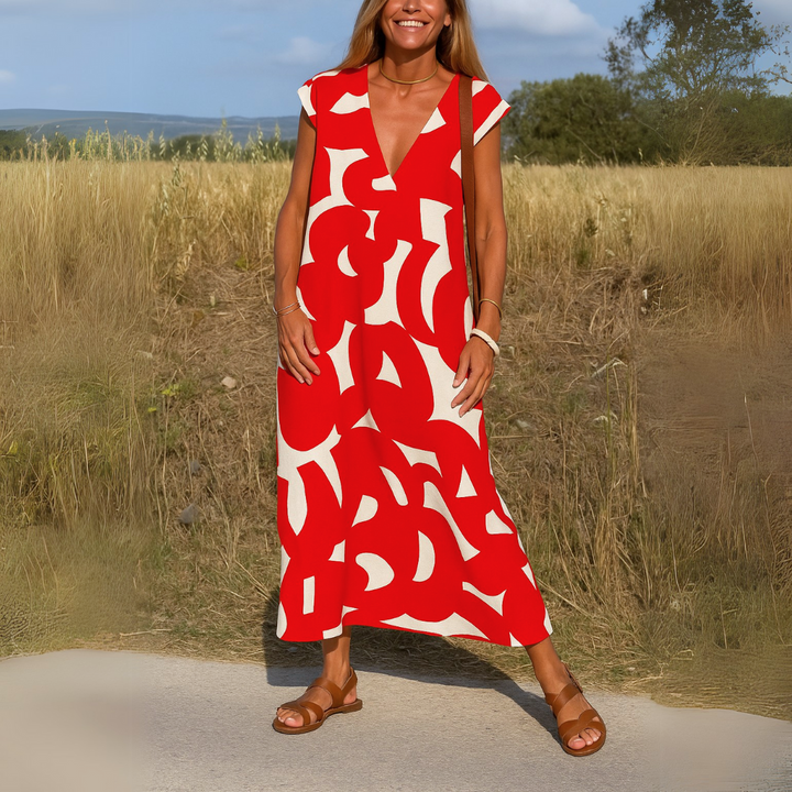 Valérie | V-Neck Day Dress