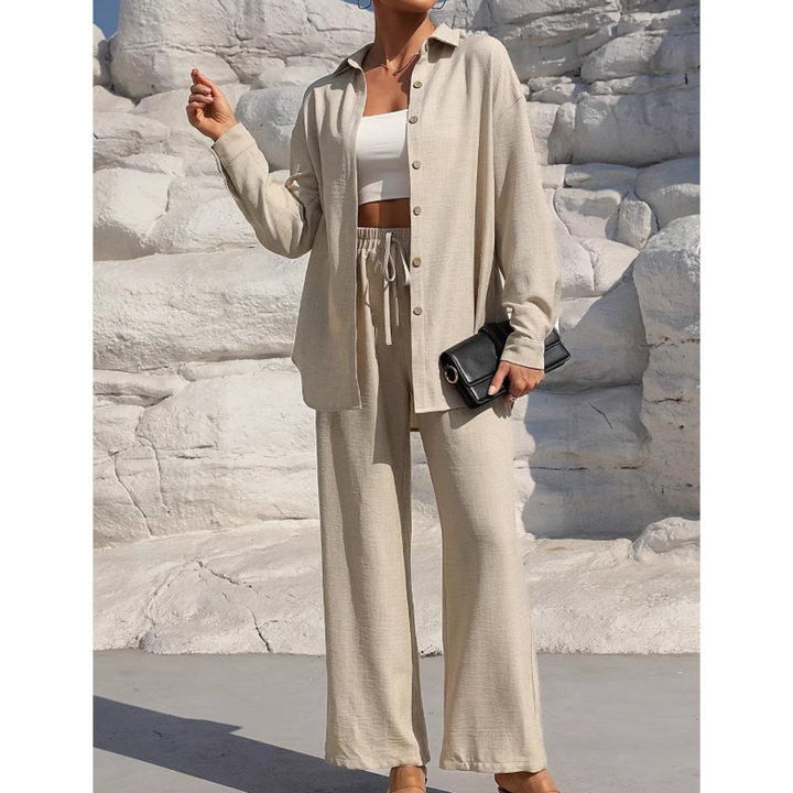 Vanora | Long-Sleeve Blouse & Trouser Co-ord