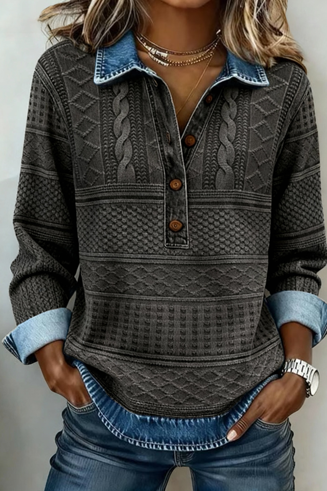 Isadora Denim Blouse