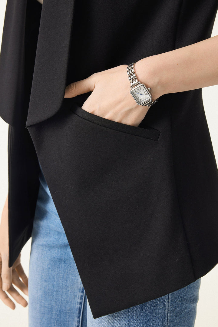 Blazer with 3/4 sleeves