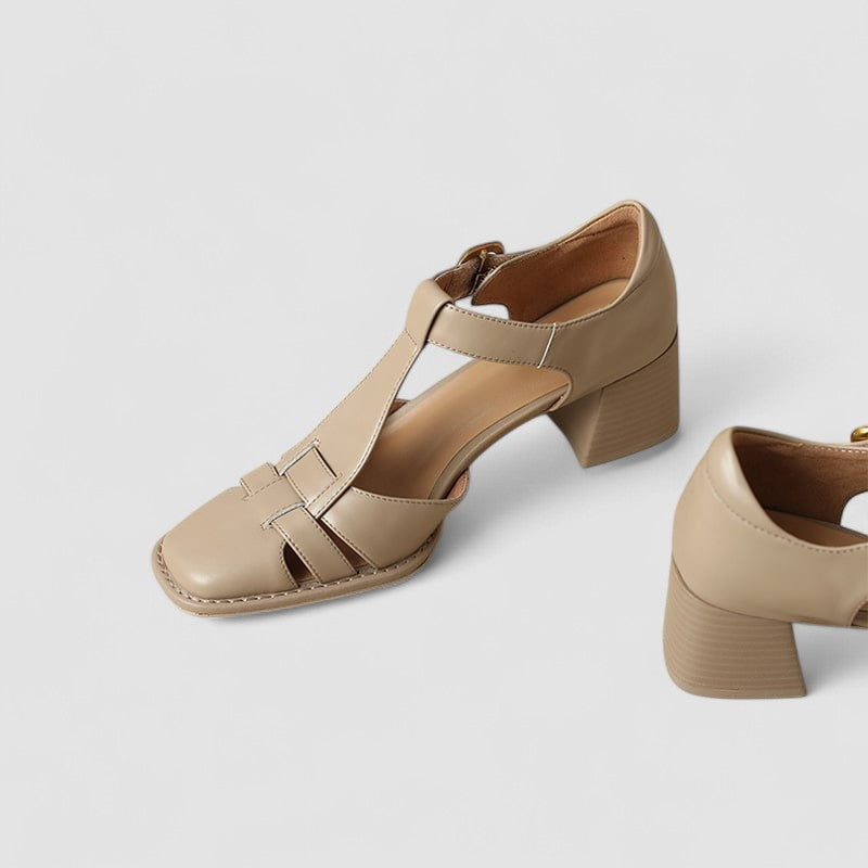 Scarlett - Orthopedic shoes with T-strap and stiletto heels