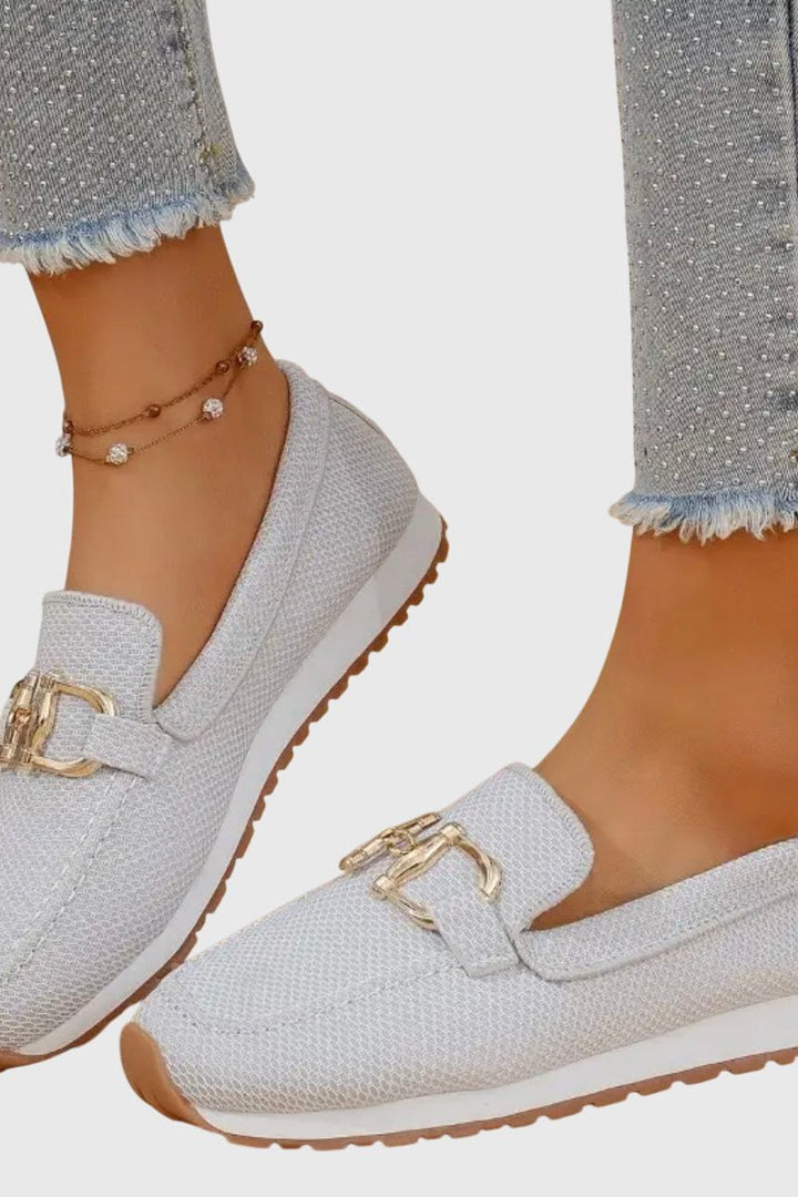 Golden Luxe Loafers