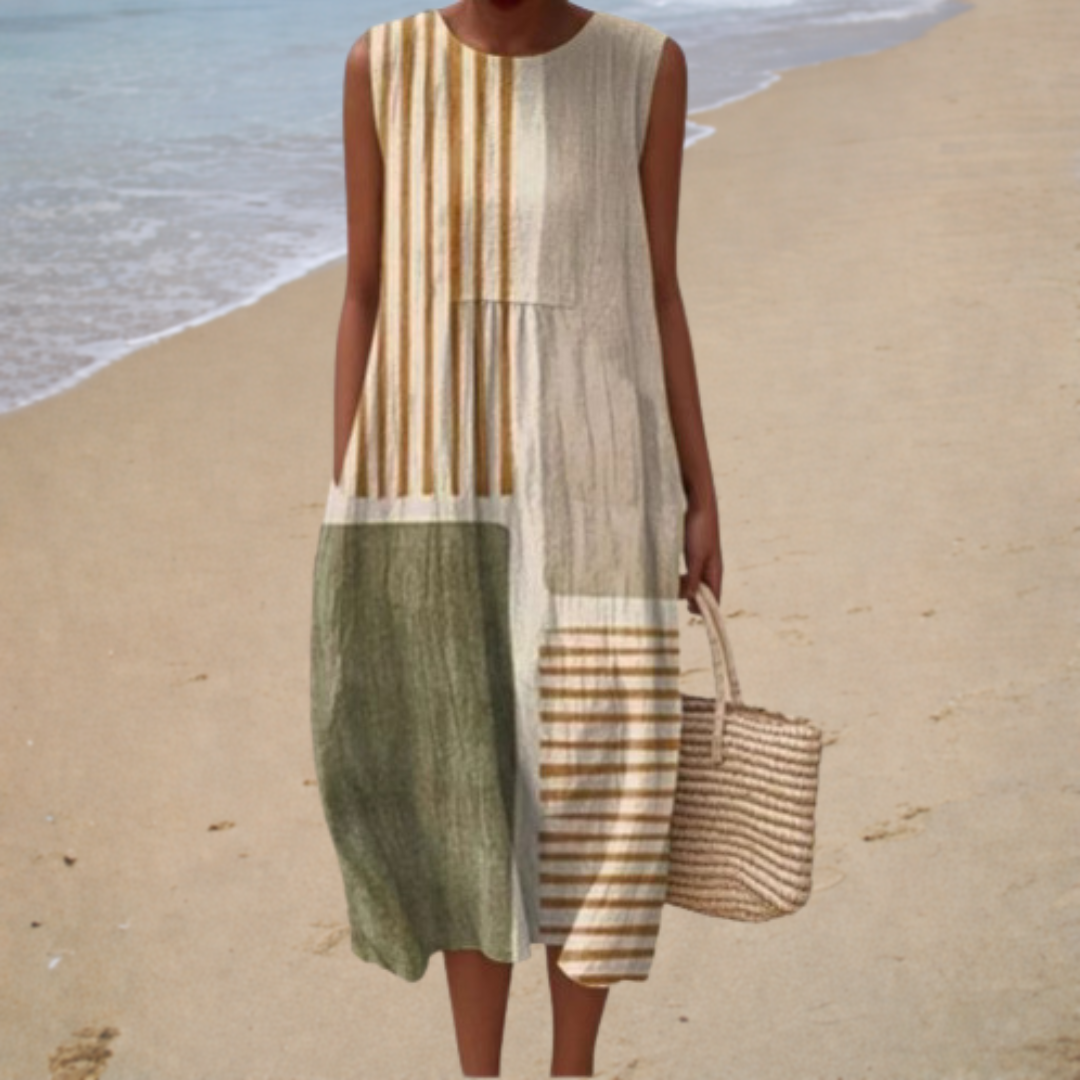 Comfortable sleeveless summer dress