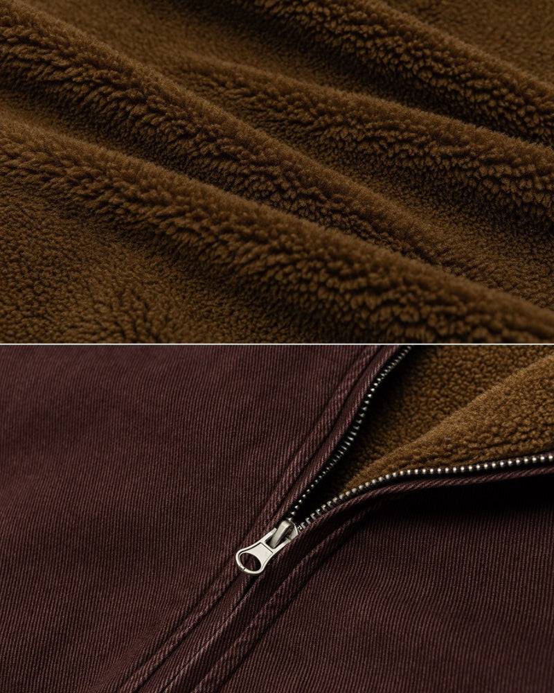 Milan Sherpa-Lined Bomber Coat
