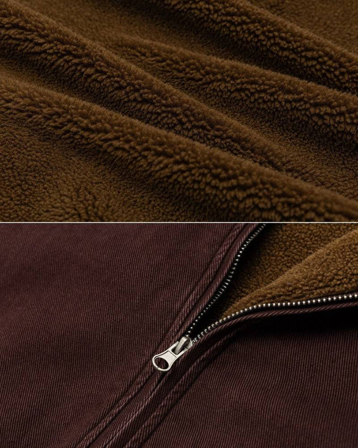 Milan Sherpa-Lined Bomber Coat