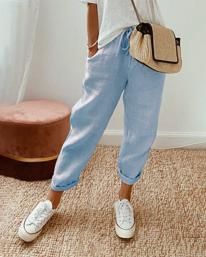 Flowy Pants with Elegant Comfort