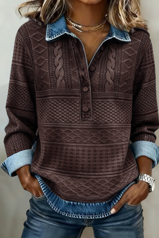 Isadora Denim Blouse