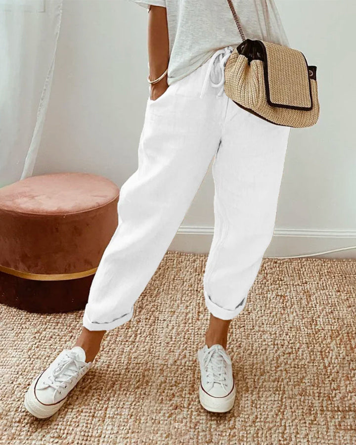 Flowy Pants with Elegant Comfort