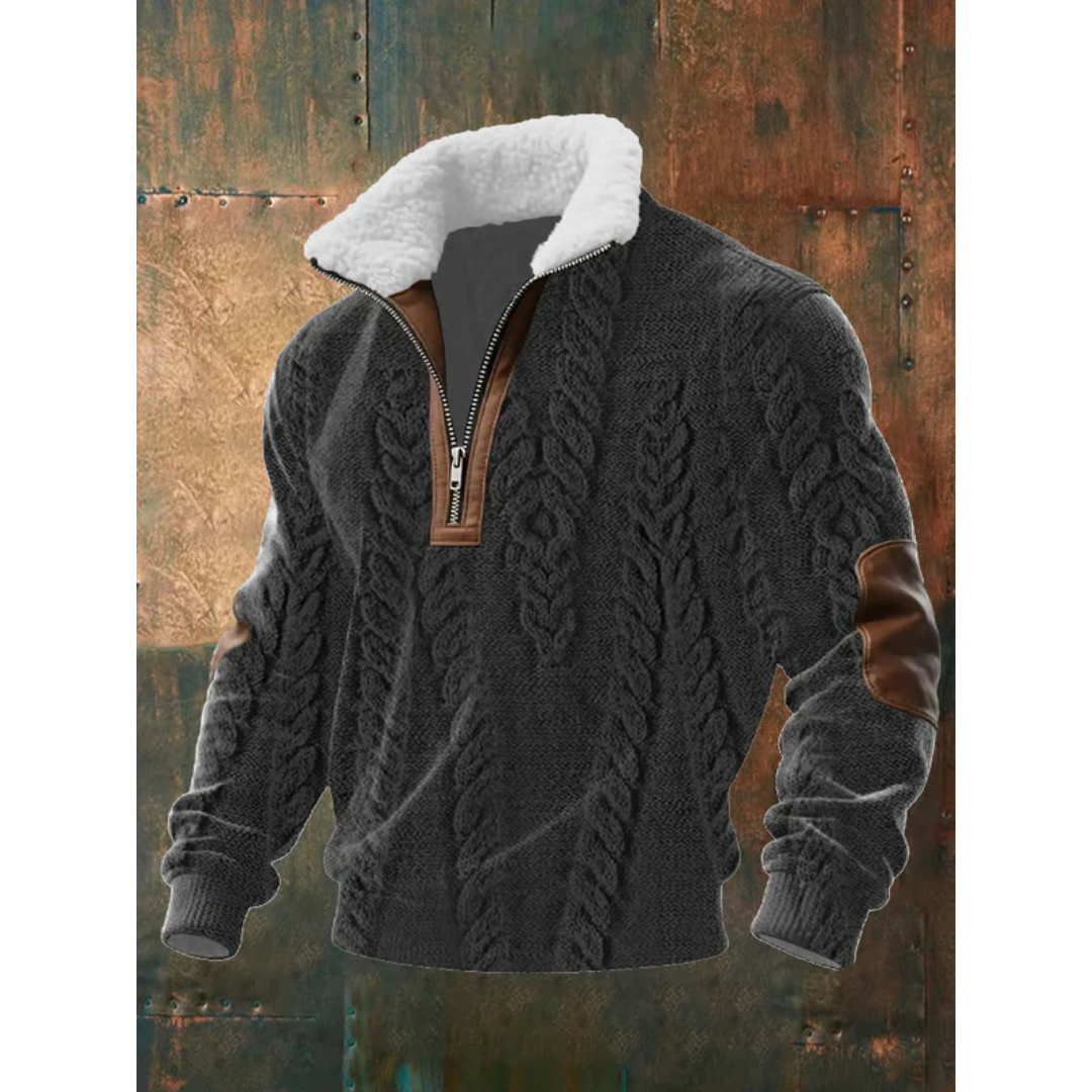 Timeless High Neck Fleece Sweater
