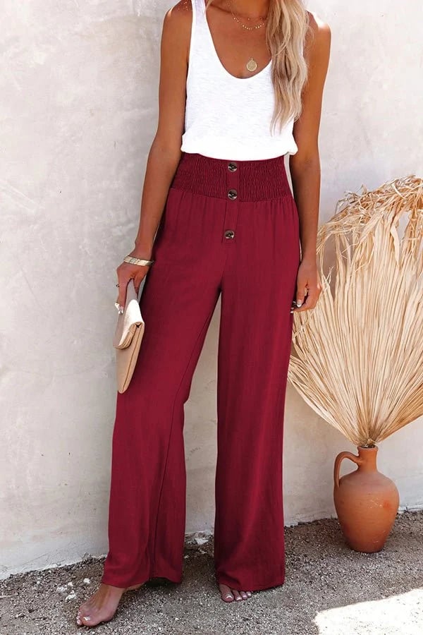 Riana - High-Waisted Relaxed Pants