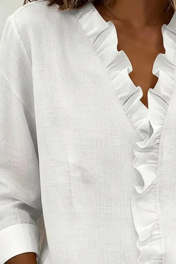 Zafira Ruffle Blouse