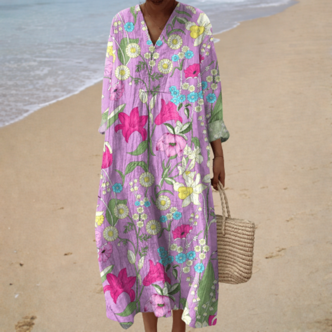 Printed and Flattering Summer Dress