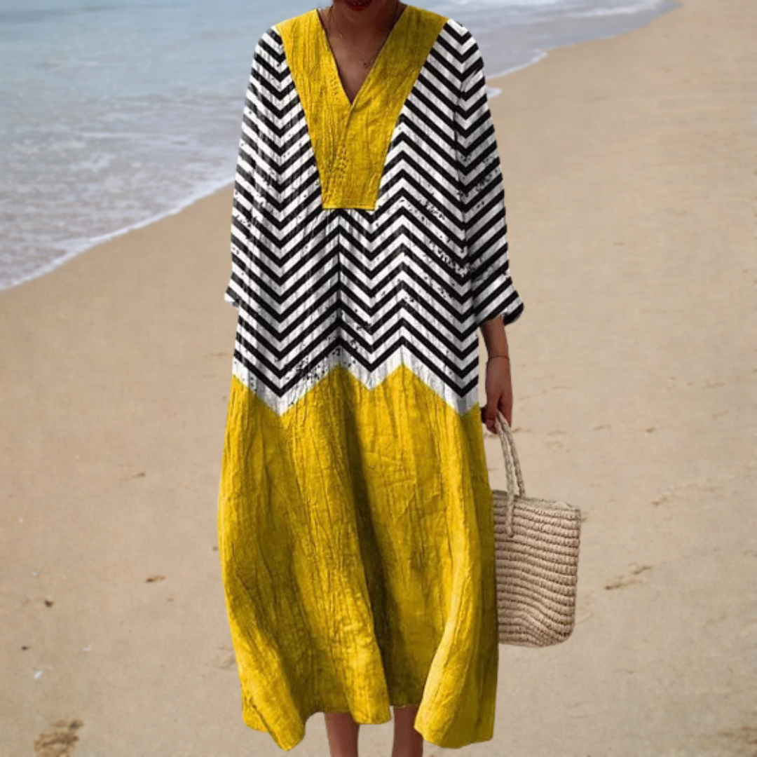 Printed and Flattering Summer Dress