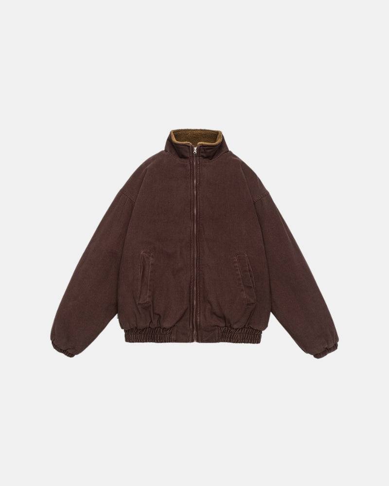 Milan Sherpa-Lined Bomber Coat