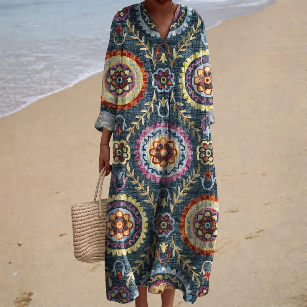 Printed and Flattering Summer Dress