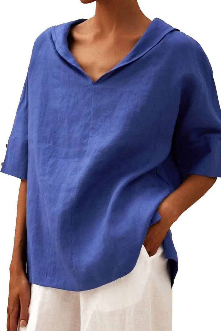 Alina Linen Blouse