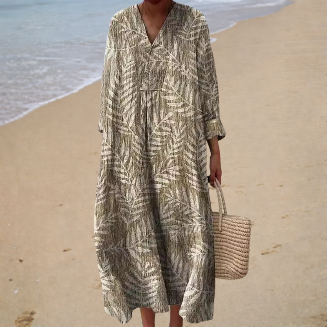Printed and Flattering Summer Dress