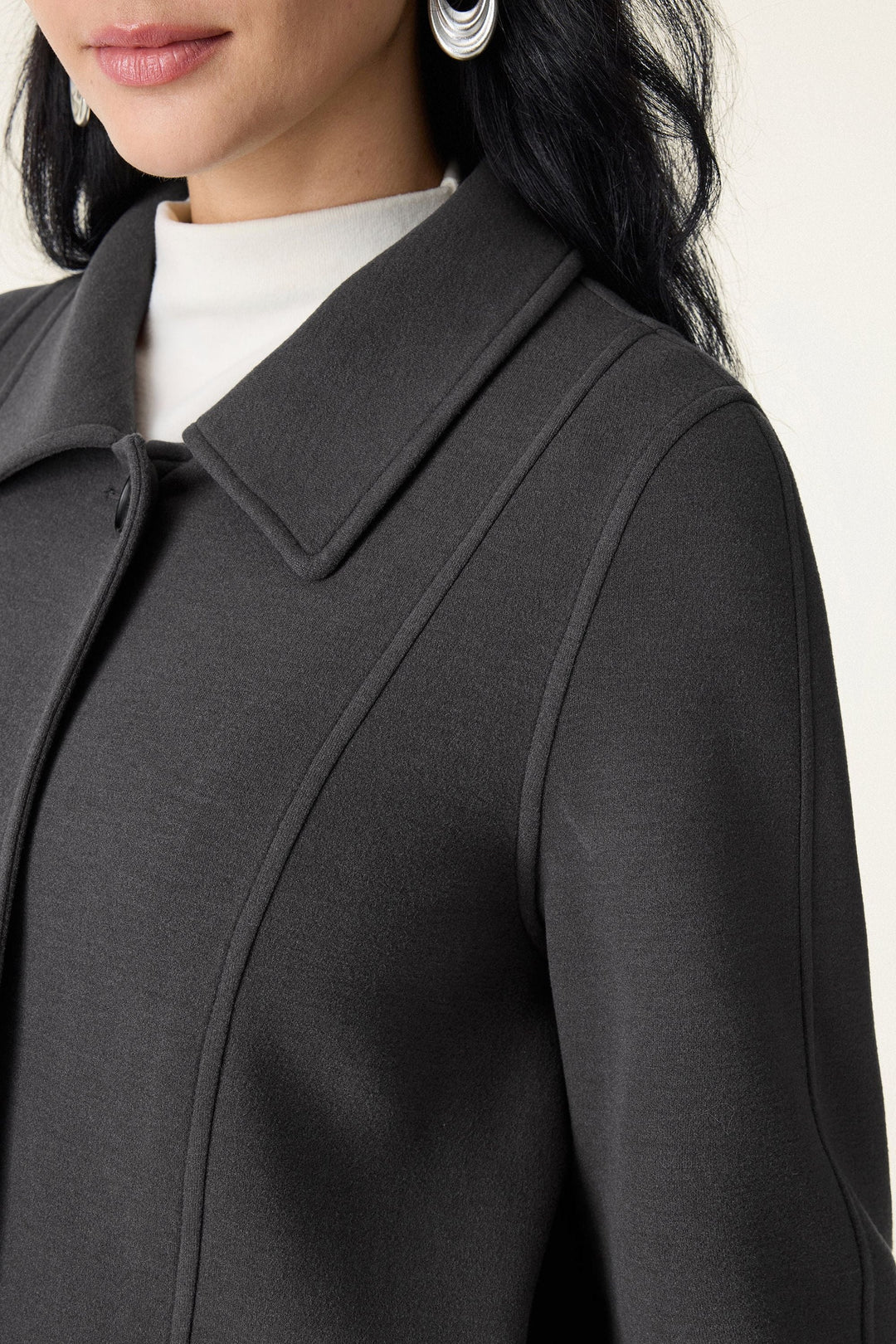 Button-up coat
