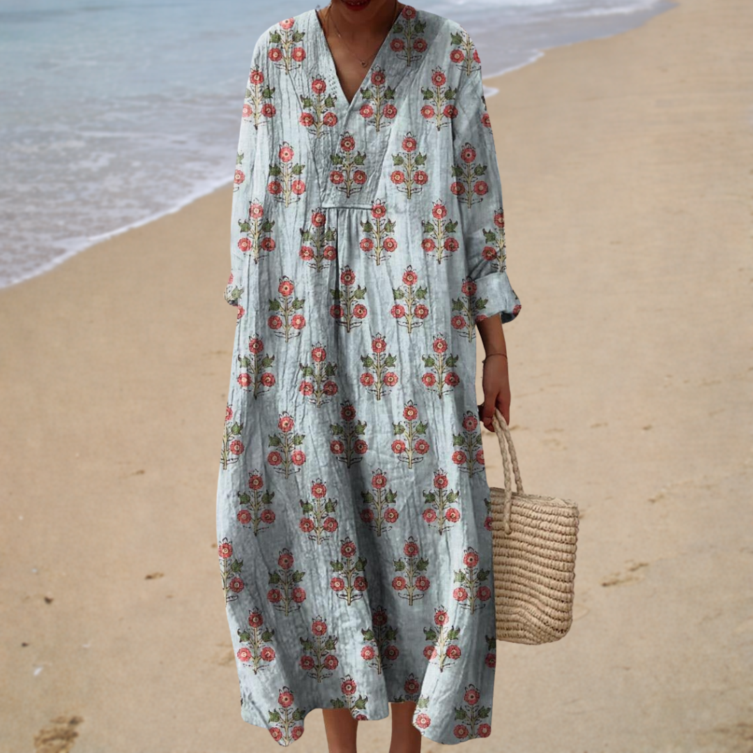 Printed and Flattering Summer Dress