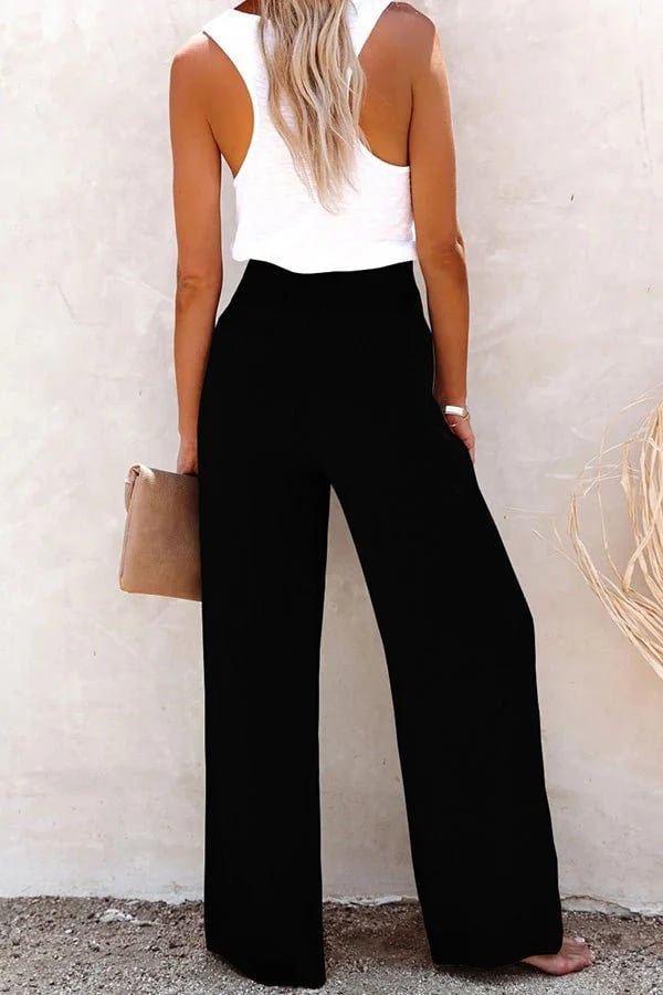 Riana - High-Waisted Relaxed Pants