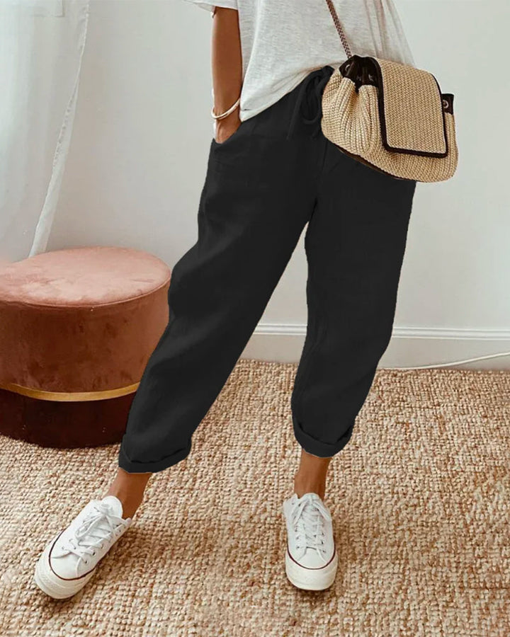 Flowy Pants with Elegant Comfort