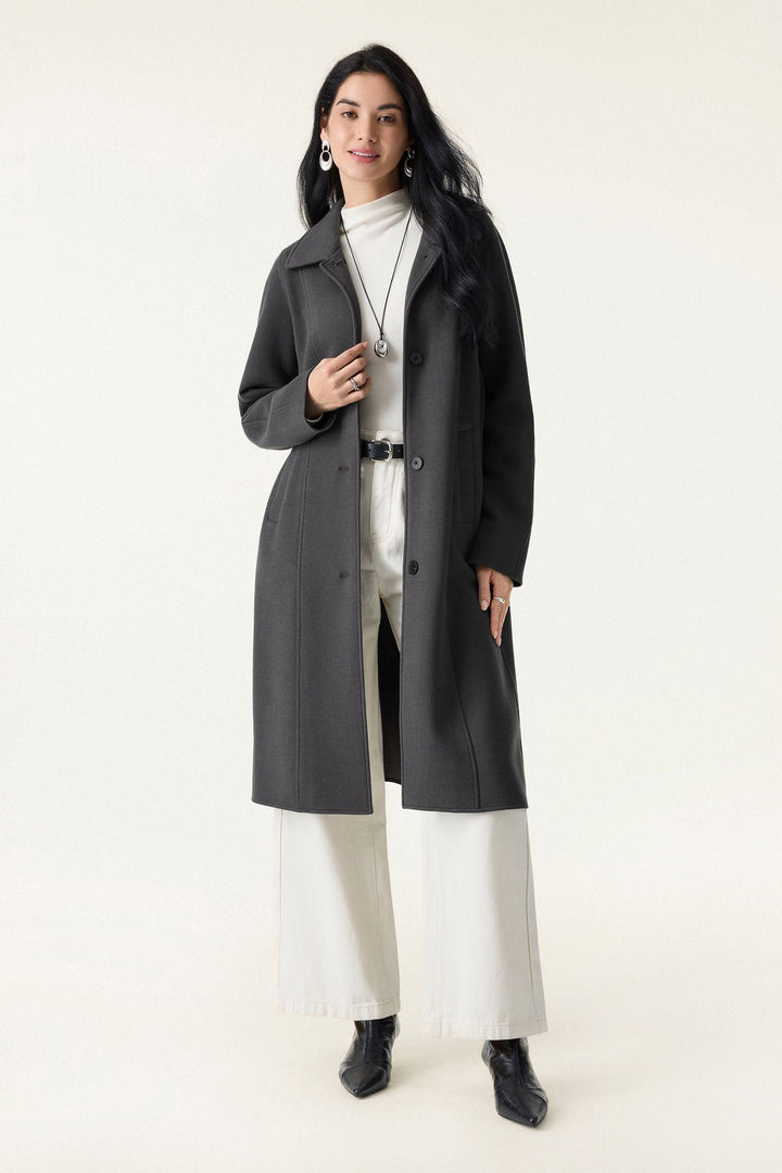 Button-up coat