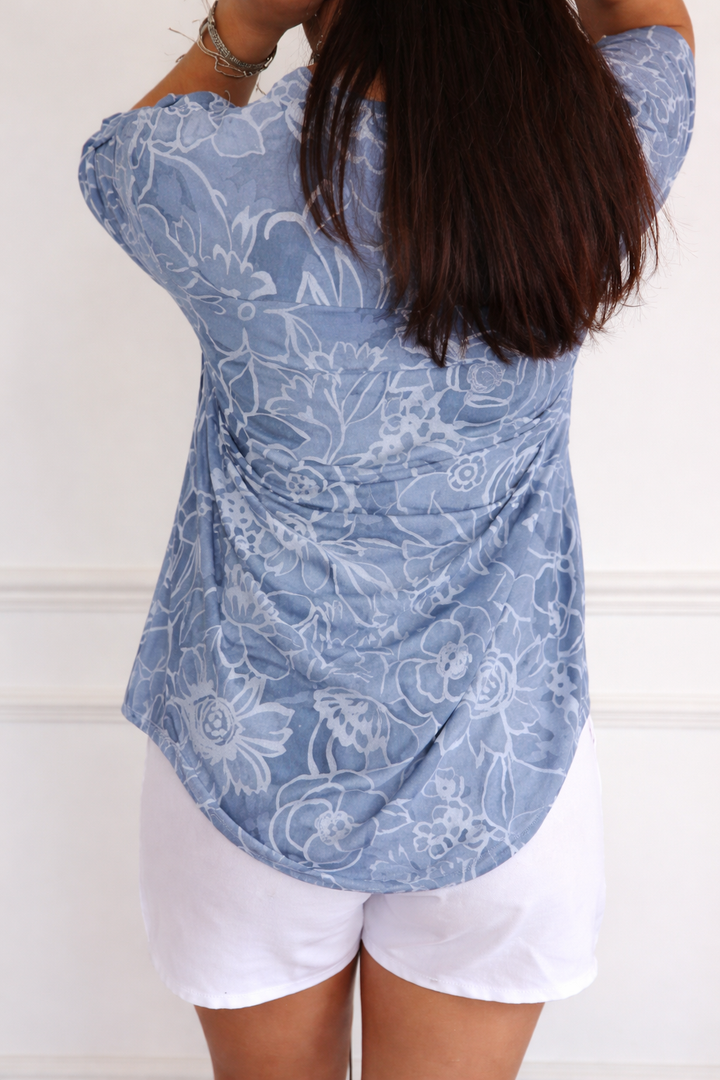 Glam Pocket Blouse