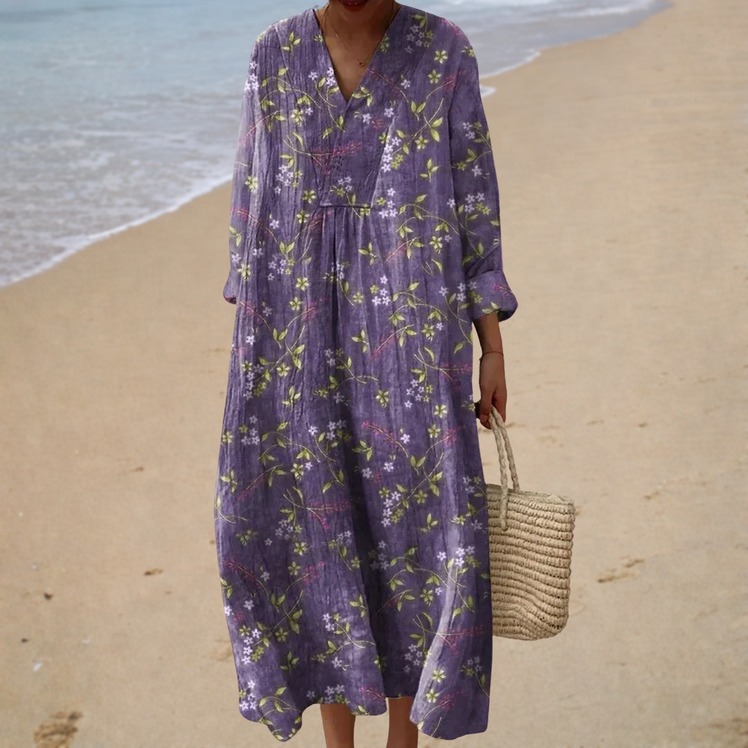 Printed and Flattering Summer Dress