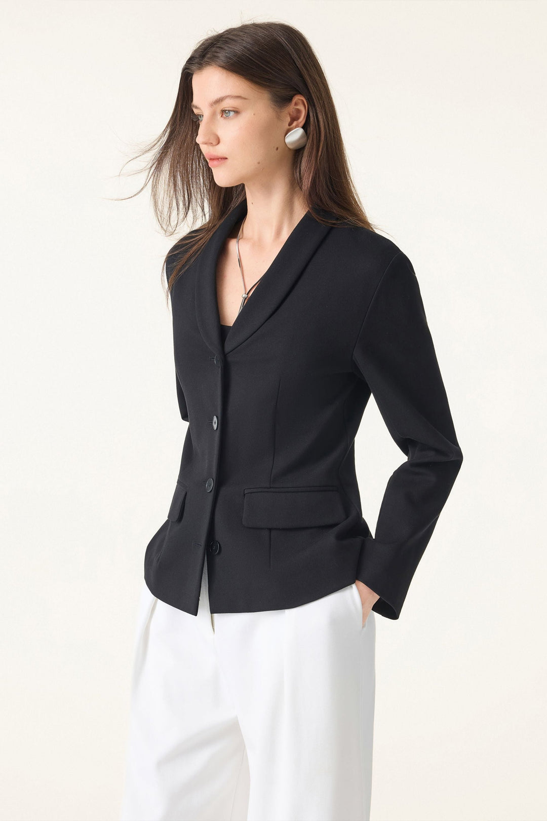 Blazer with buttons