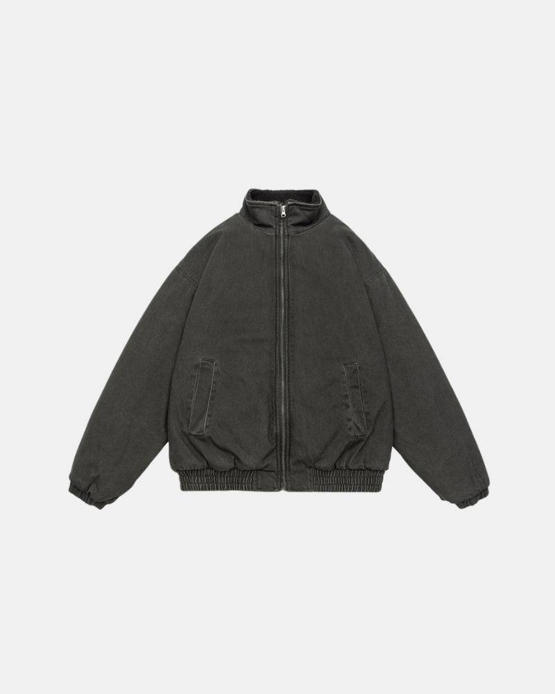Milan Sherpa-Lined Bomber Coat