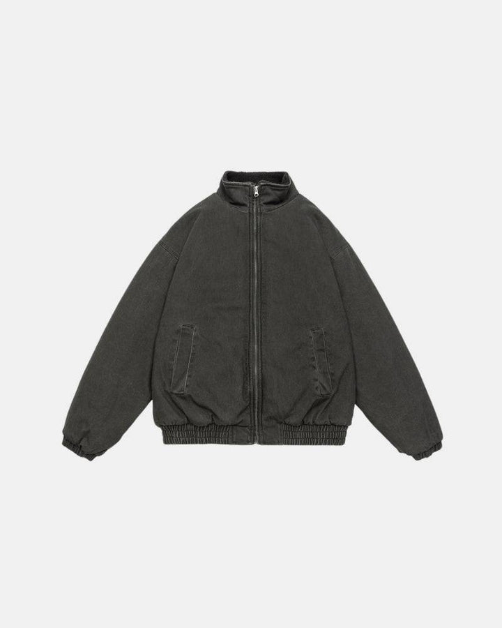 Milan Sherpa-Lined Bomber Coat