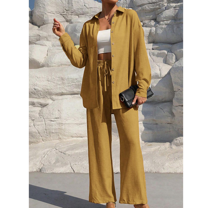 Vanora | Long-Sleeve Blouse & Trouser Co-ord