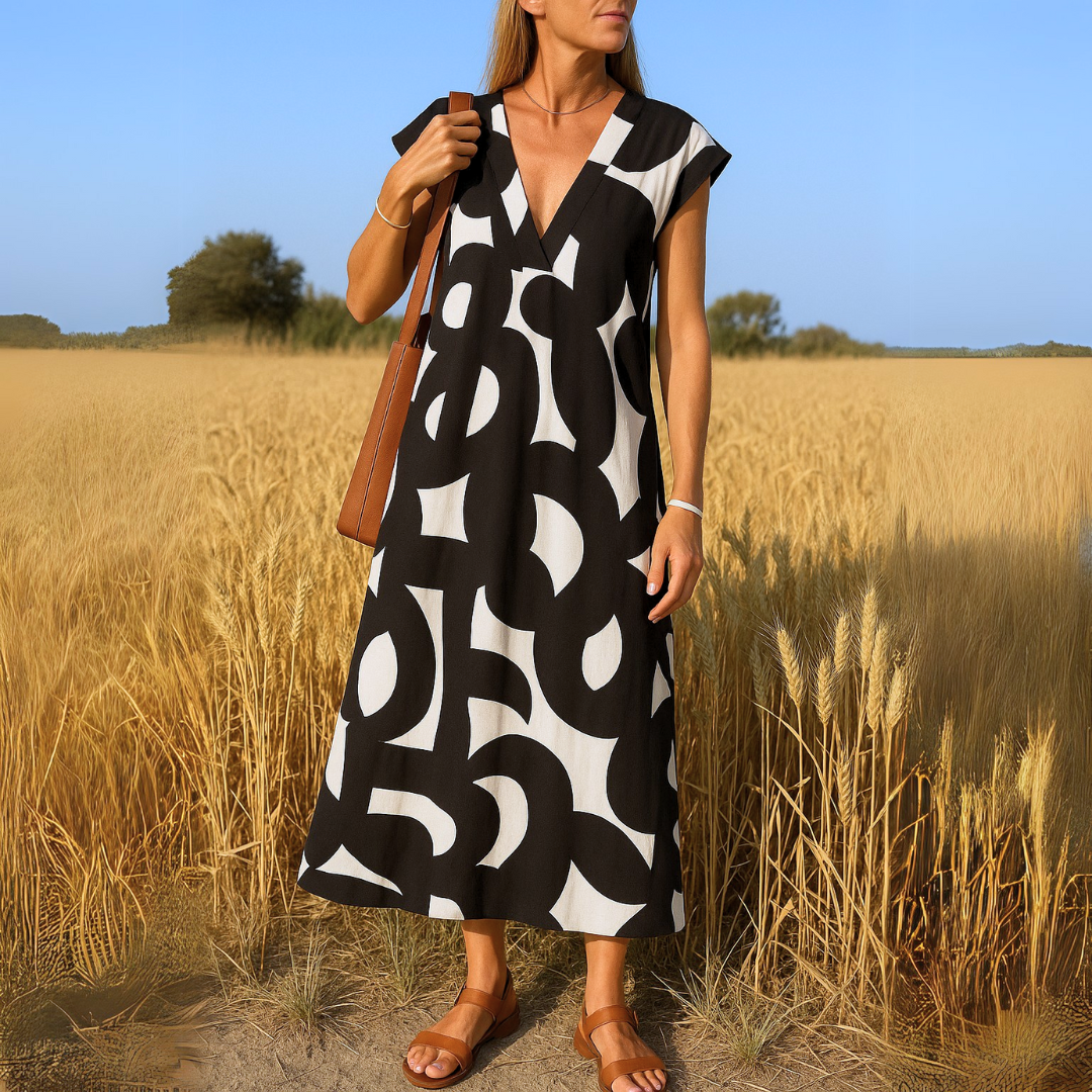 Valérie | V-Neck Day Dress
