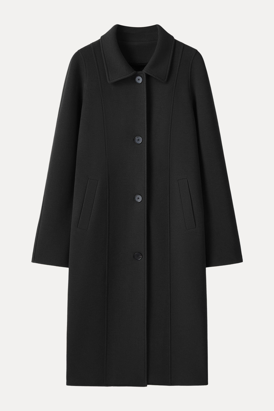 Button-up coat