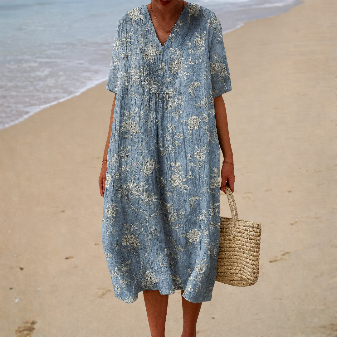 Printed and Flattering Summer Dress