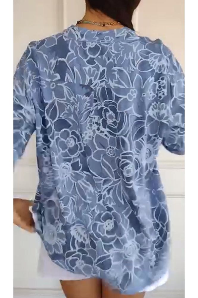 Casual Blouse Floral Breeze