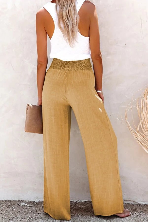 Riana - High-Waisted Relaxed Pants