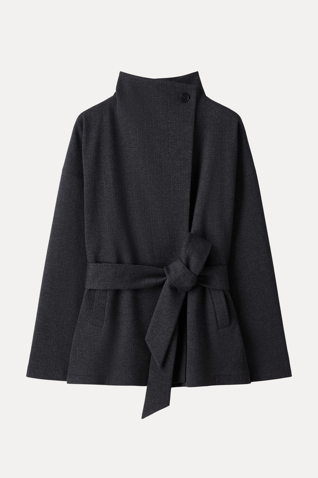 Retro jacket with belt
