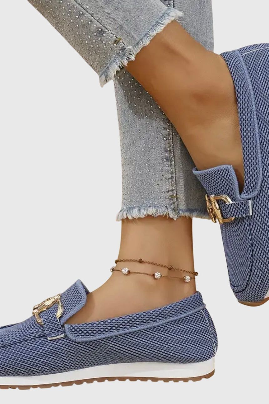 Golden Luxe Loafers