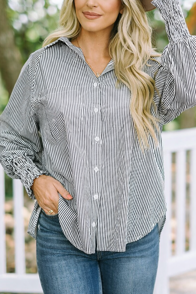 Longline Blouse with Refined Flow