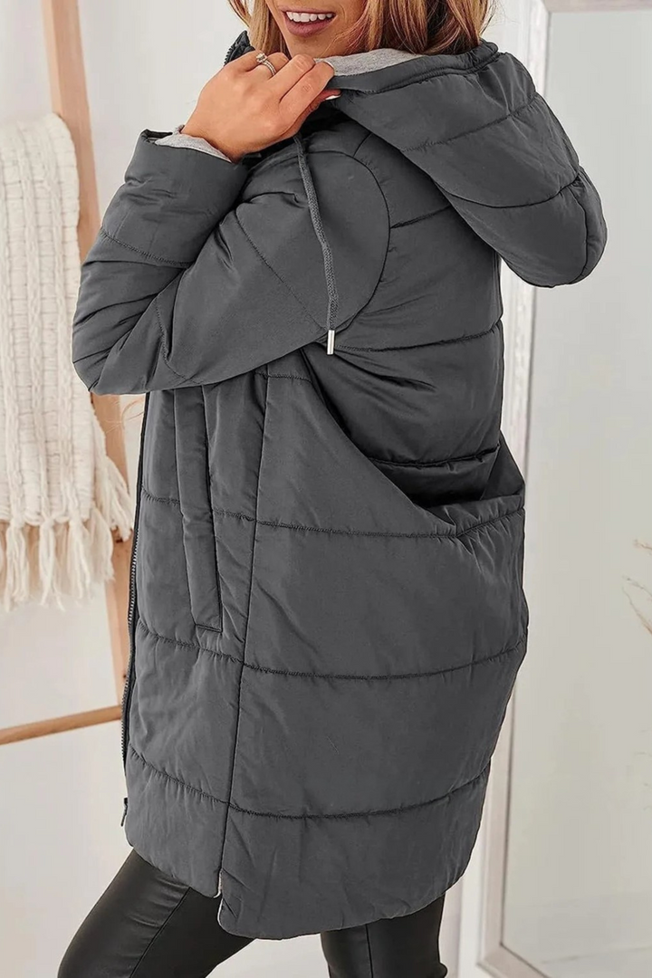 Casual Down Jacket with Hood