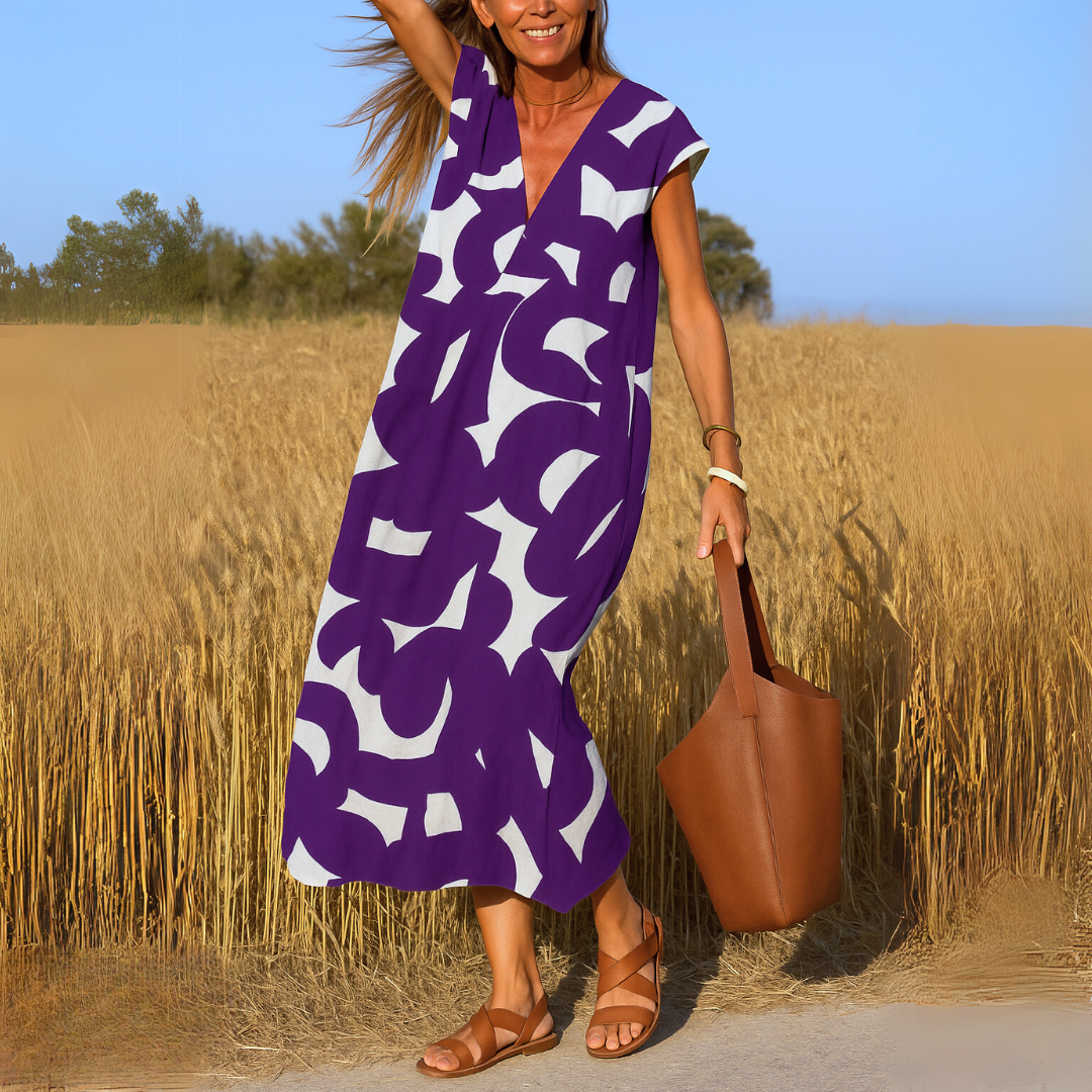 Valérie | V-Neck Day Dress