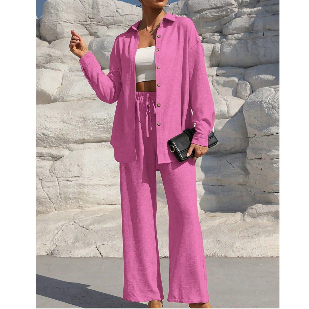 Vanora | Long-Sleeve Blouse & Trouser Co-ord